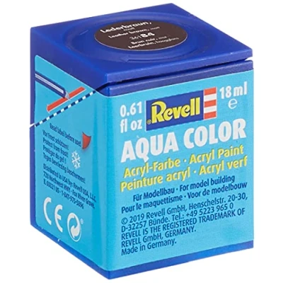 Image of Revell 18ml Aqua Color Acrylic Paint (Leather Brown Mat Finish)