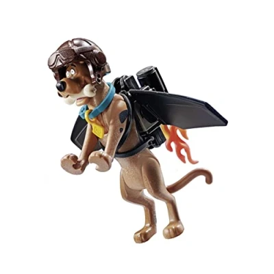 Image of Playmobil SCOOBY DOO! 70711 Collectible Pilot Figure, for Children Ages 5+