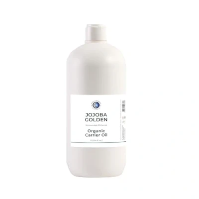 Image of Mystic Moments Organic Jojoba Carrier Oil 1 Litre Pure &amp; Natural Perfect For Hair, Face, Nails, Aromatherapy, Massage and Dilution Vegan GMO Free