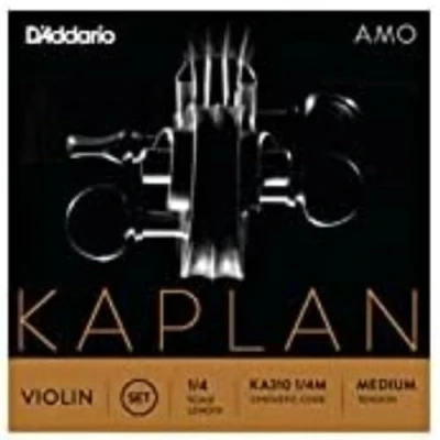 Image of D&#039;Addario Kaplan Amo Violin String Single G KA314 1/4M Strings 1/4 Scale, Medium Tension