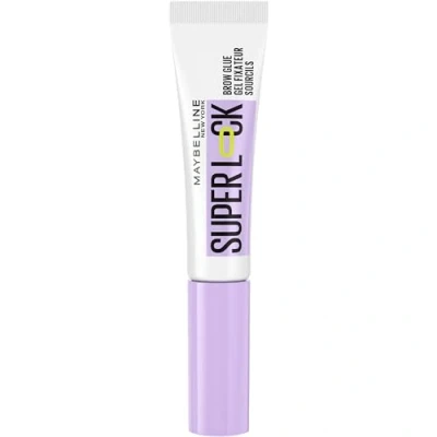Image of Maybelline New York, Superlock Brow Glue, Transparent Fixing Gel, With Sculpting Brush, Extreme 24H Hold, No Shedding, Cardboard Effect, Non Sticky Finish Glue