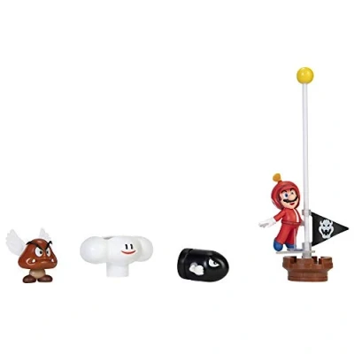 Image of Super Mario 401994 Nintendo 6cm Figuren Multipack Diorama Spielset Wolken Welt Bros. Film, multicoloured, 25 x 7,5 18 cm