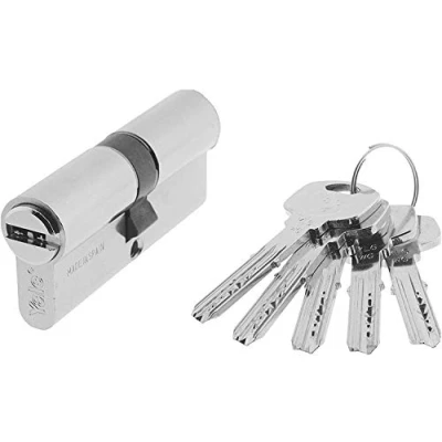 Image of Yale YL64060HN YL6 Safety Cylinder, Nickel Plated, 40 x 60 mm