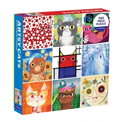 Image of Artsy Cats 500Pc Family Puzzle