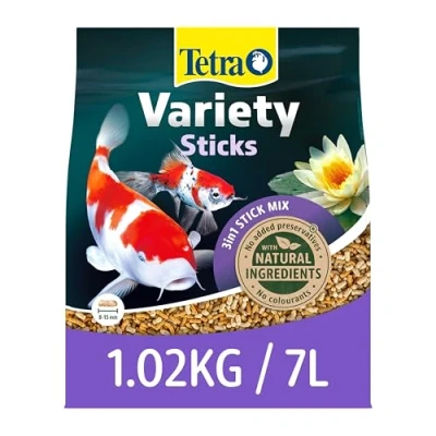 Image of Tetra pond fish Food Variety Sticks 1.02kg biologically balanced for