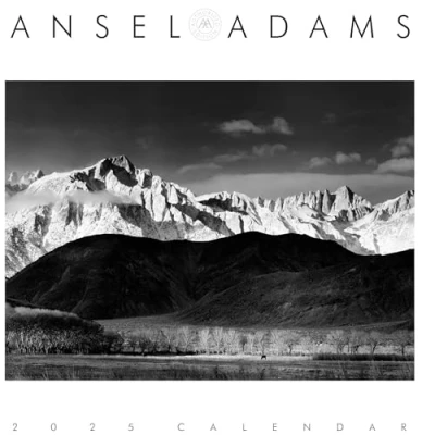 Image of Ansel Adams 2025 Engagement Calendar: Authorized Edition: 12 Month Nature Photography Collection (Weekly Calendar and Planner)