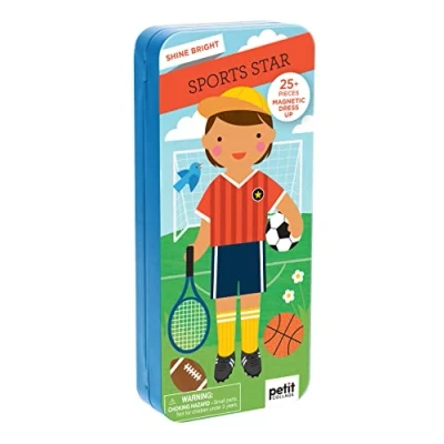 Image of Petit Collage Shine Bright Sports Star, Small