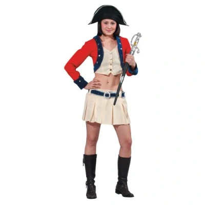 Image of Dress Up America Sexy Colonial Soldier Costume Set L