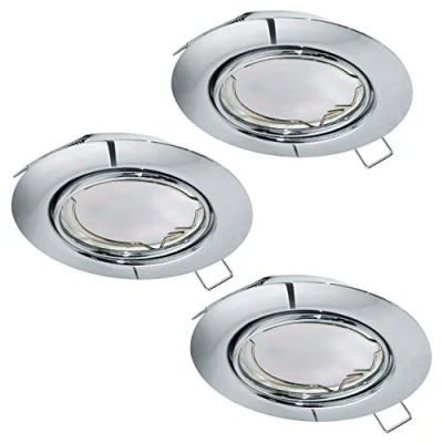 Image of Eglo Lighting Peneto Recessed Downlight Chrome 3 Pack EG94407