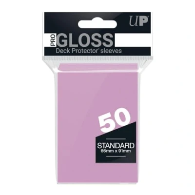 Image of Ultra Pro 330481 Pink Standard Card Sleeves 50pk, 14cm x 8cm 2cm