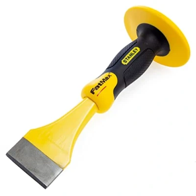 Image of Stanley 418330 FatMax Electricians Chisel 2.1/4 x 10 Inch C/W Guard