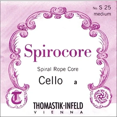 Image of Thomastik Einzelsaite für Cello 4/4 Spirocore G Saite Spiralseilkern, Silber umsponnen, weich