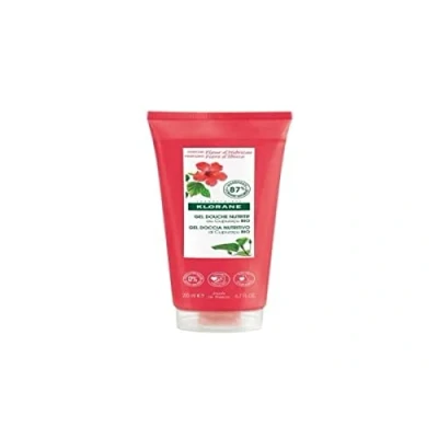 Image of Klorane Nourishing Shower Gel with Organic Cupuaçu Butter Hibiscus Flower 200ml