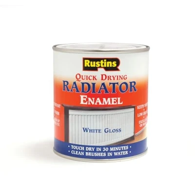 Image of RUSTINS Quick Drying Radiator Enamel Gloss 1L
