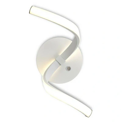 Image of Nur Touch Dimmer Wall Lamp 10W LED 3000K, 850lm, White, Frosted Acrylic