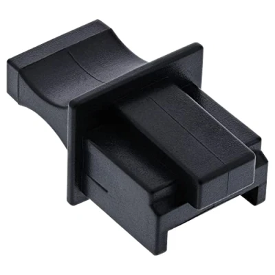 Image of InLine 59942E Pack of 100 Dust Covers for RJ45 Socket Black