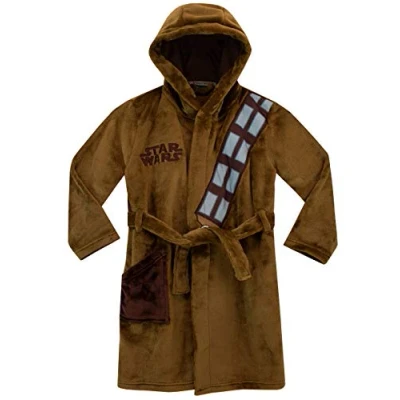 Image of Star Wars Boys Chewbacca Dressing Gown Brown Age 5 to 6 Years