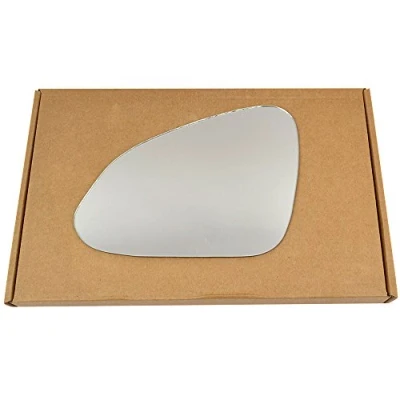 Image of Less4spares Wing Mirror Glass Left Compatible with Vauxhall Insignia 2008 2017 STICK ON Passenger Near Side Convex