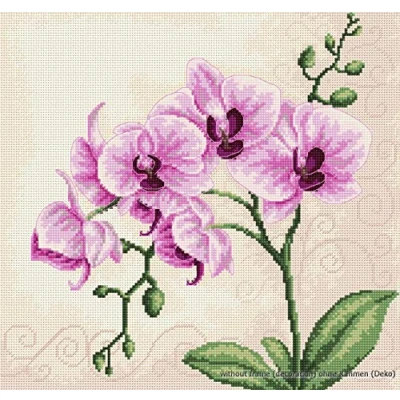 Image of Luca S Cross Stitch kit, AIDA fabric, Green,Pink,White, 1
