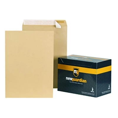 Image of New Guardian C27013 Envelopes Heavyweight Pocket Peel and Seal Manilla C3 [Pack of 125]