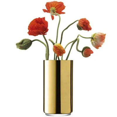 Image of LSA KR03 Karat Vase/Lantern H26 cm Gold
