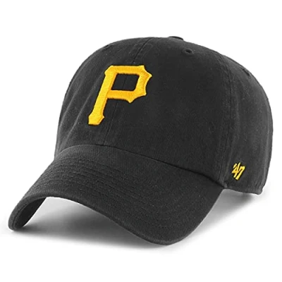 Image of 47 Brand Relaxed Fit Cap MLB Pittsburgh Pirates black
