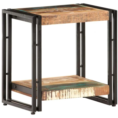Image of vidaXL Side Table 40x30x40 cm Solid Reclaimed Wood