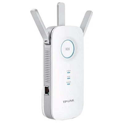 Image of TP LINK RE450 (RE450) AC1750 (450+1300) AC Dual Band Wall Plug WiFi Range Extender GB LAN (Renewed)