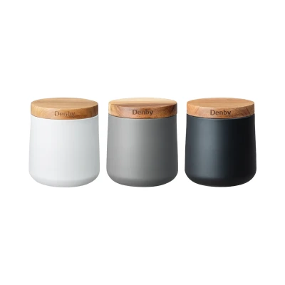 Image of Denby Set Of 3 Mixed Storage Canisters
