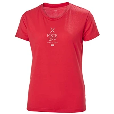 Image of Helly Hansen Hellyhansen Skog Graphic T Shirt Women&#039;s Raspberry, XL