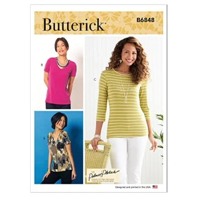 Image of Butterick B6848F5 Misses TOP/Vest F5 (16 18 20 22 24)