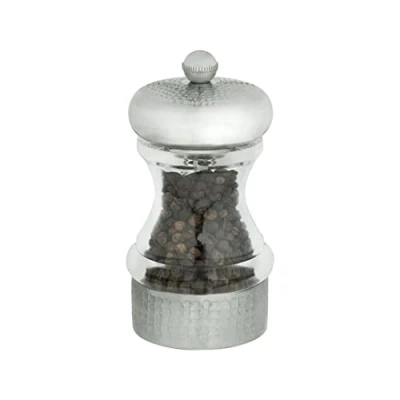 Image of Grunwerg SP 9178M Salt or Pepper Mill, Stainless Steel, Mirror Finish