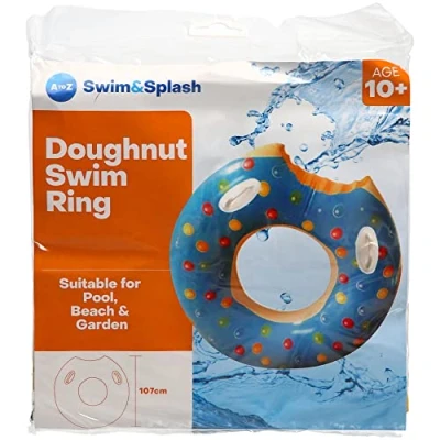 Image of Atoz 5631 Doughnut Swim Ring, Chocolate, Extra Large, One Size