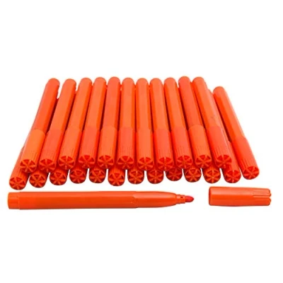 Image of Thomas &amp; Anca Club Supplies Ltd 25x Orange Bingo Felt Marker Pens Dabbers