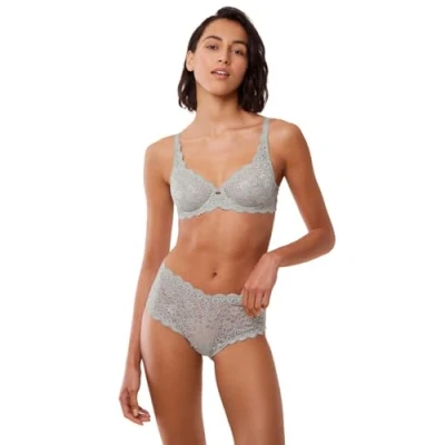 Image of Triumph Womens Amourette W High Apex Bra Grey Polyamide Size 32F