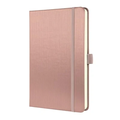 Image of SIGEL CO401 Conceptum Notebook, Lined, Approx. A5, Pink, hardcover, 194 Pages