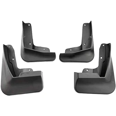 Image of 4Pcs Car Rubber Mud Flaps for VW Polo AW 6 MK6 2019 2020, Decoration Styling Front Rear Fender Body Fittings Splash Guards