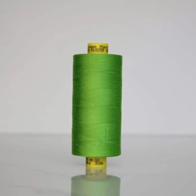 Image of Gutermann Mara 120 All Purpose Polyester Sewing Thread 1000m Spool, UV Resistant, Silky Shine, Tear &amp; Abrasion Resistant Perfect for Machines or Hand Sewing/Colour 336