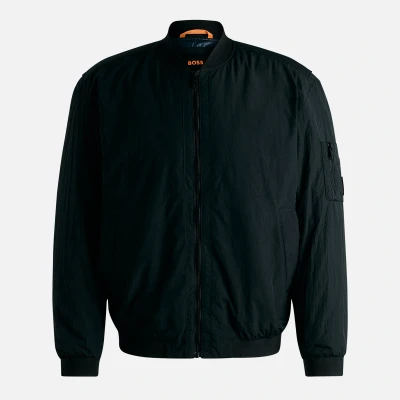 Image of BOSS Olmec Bomber Jacket, Men&#039;s, Size: 40R, Black