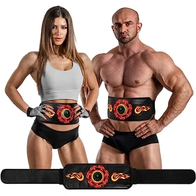 Image of JOYTOUR ABS Stimulator EMS Muscle Stimulator, Trainer Science Verified Safe Effective Quick Technology Abdominal Toning Belt, for Men Women with Extra Extension Strap