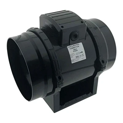Image of Manrose MF200S in Line Mixed Flow Extractor Fan 200mm Standard Version