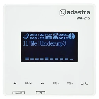 Image of Adastra 30W Mini Digital Stereo Wall Amplifier Bluetooth USB/MicroSD FM Tuner Media Player