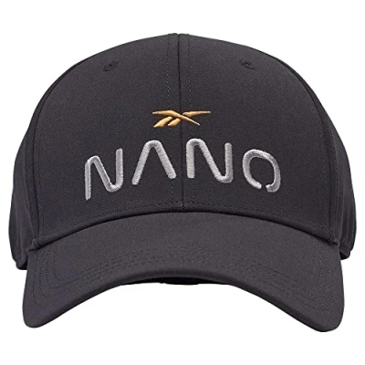 Image of Reebok Unisex United by Fitness Athlete A Flex Cap, Black/Pure Grey 6, M