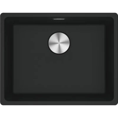 Image of Kitchen Sink Made of Granite (Fragranite) with a Single Bowl from Franke Maris MRG 110 52 Black matt 125.0687.252