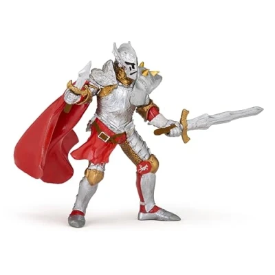 Image of Papo MEDIEVAL FANTASY 36031 Knight with Iron mask Figurine, Multicolour
