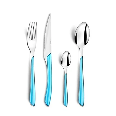 Image of Amefa Cutlery Set Eclat Blue 24 Piece