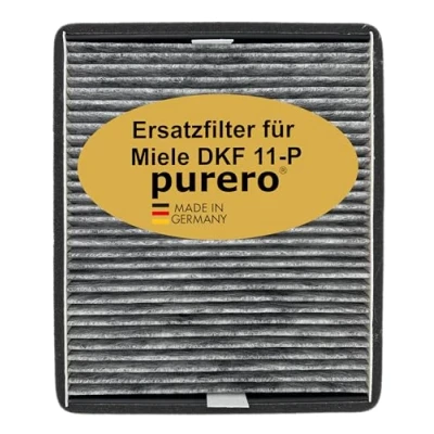 Image of purero® Activated Carbon Filter Replacement for Miele DKF 11 P / 11762530, Successor Model of 1 Optimal Odour Separation Made in Germany