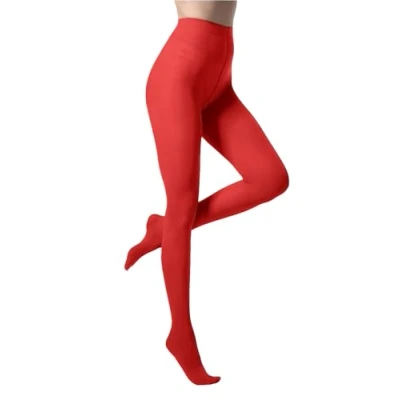Image of Malustar 40 Denier Coloured Tights (Red)