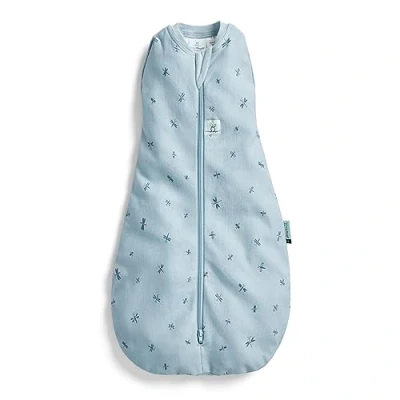 Image of ergoPouch 0.2 TOG Cocoon Baby Sleep Sack 3 6 Months, Swaddle Sleeping Bag, Temperature Control Wearable Blanket (Dragonflies)