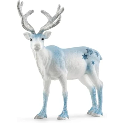 Image of schleich 72220 Frosty Christmas Reindeer, from 3 years Figurine, 13 x 5 12 cm